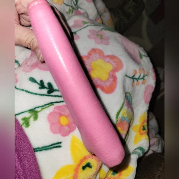 Vintage Fossil Pink Leather Patchwork Front Tri-fold - Picture 10 of 10